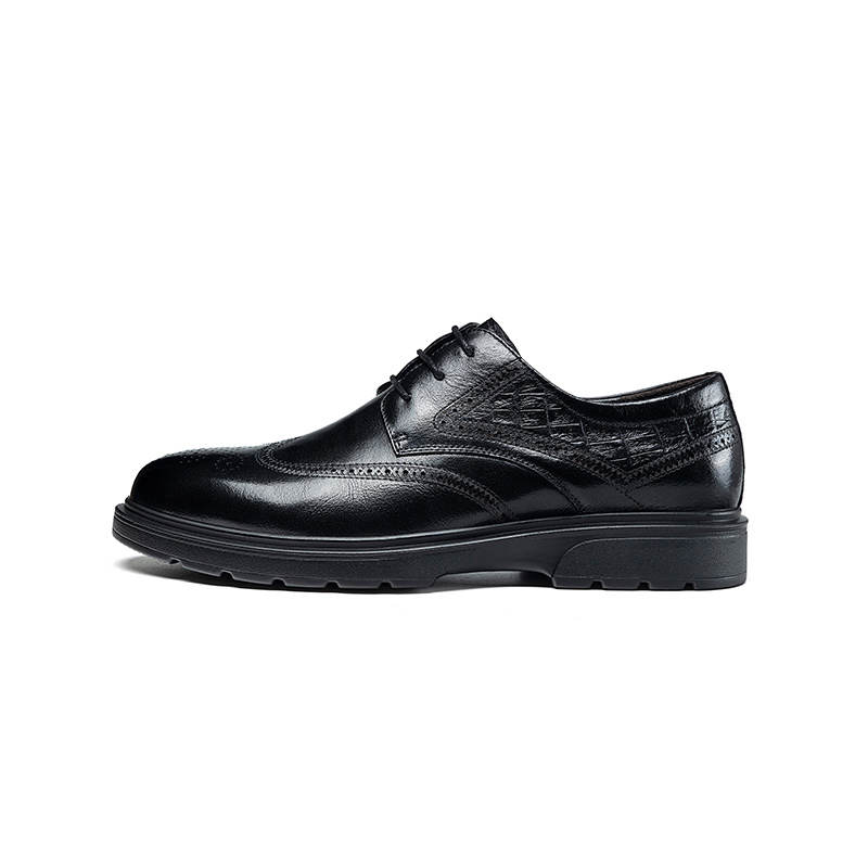 HARSON HARSON Cow Leather Casual Shoes Men's Black
