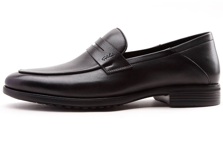 Satchi Cow Leather Casual Shoes 2cm Men's Black