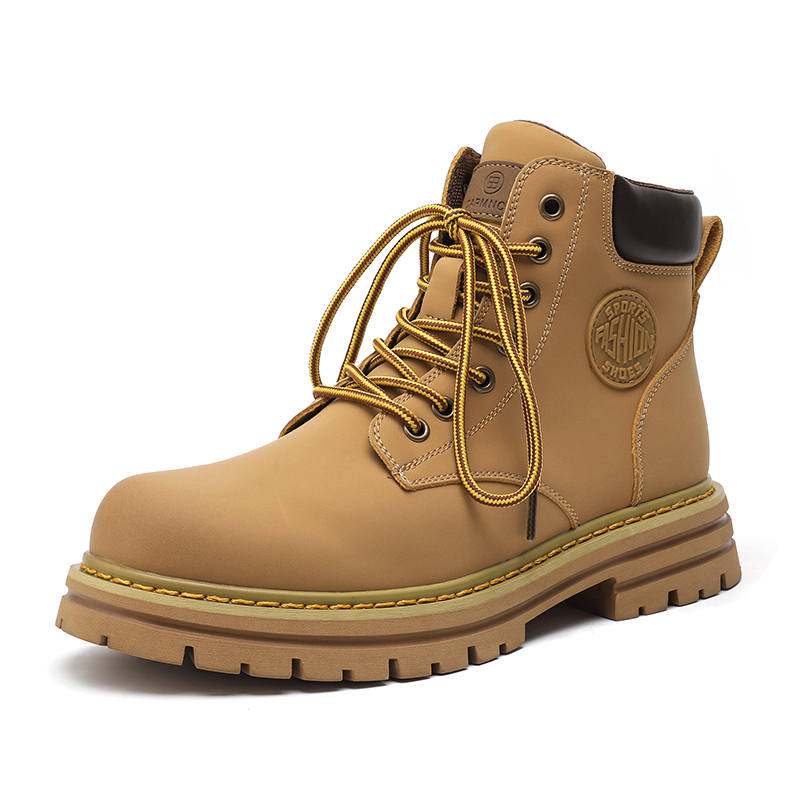 V05 V05 Microfiber Leather Short Combat Boots Unisex