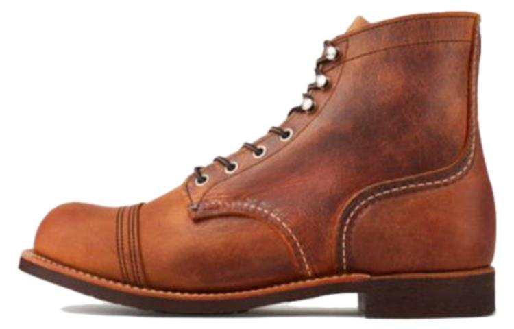 Red Wing Red Wing SHOES Short Mid Calf Combat Boots Men's Brown