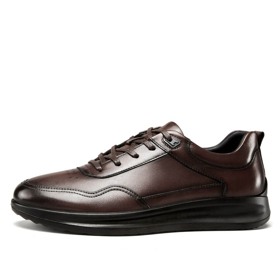 YEARCON Easy Step Collection Top Grain Cow Leather Sports Casual Shoes Men's