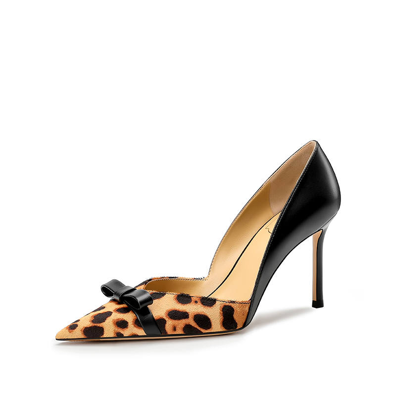 MIDITU High Heels Women's Leopard Print