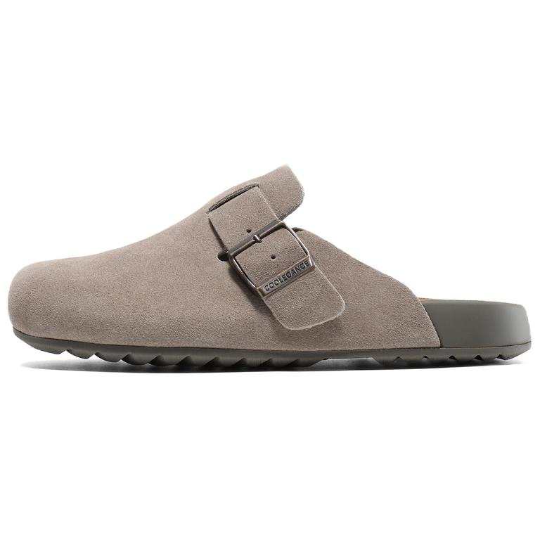 BELLE Rubber Sole Abrasion Resistant Slip Resistant Closed Toe Slippers Men's
