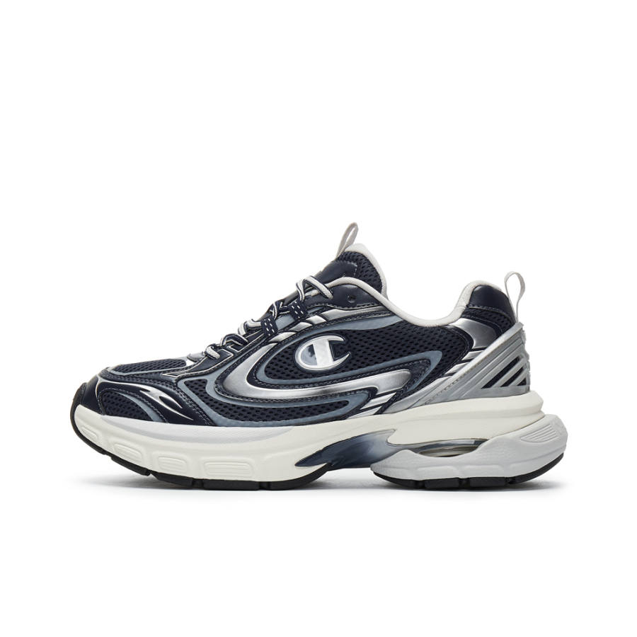 Champion Low top Running Shoes Men's Marine Blue/Silver White