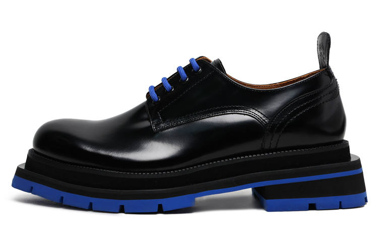 Viplander Viplander Top Grain Cow Leather Derby Shoes Men's Black