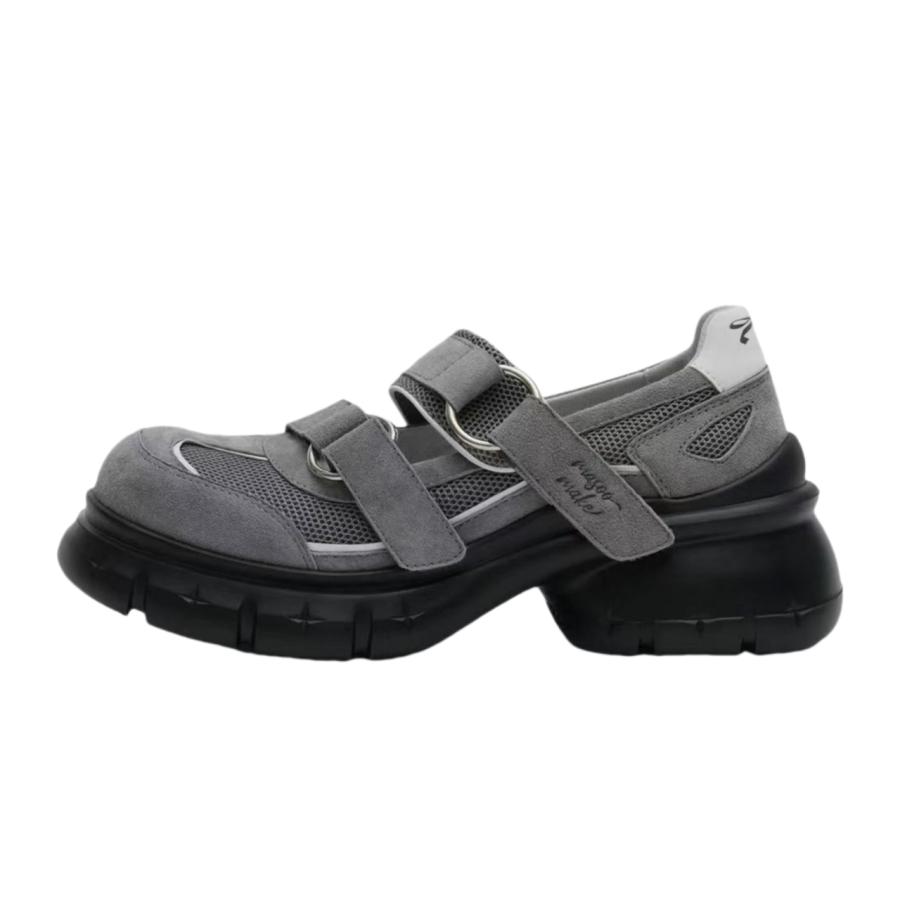 Boldi Kuki Synthetic Leather Chunky Heel Mary Jane Shoes Women's