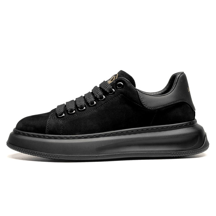 LEAVELAND Cow Leather Low top Skateboard Shoes Men's