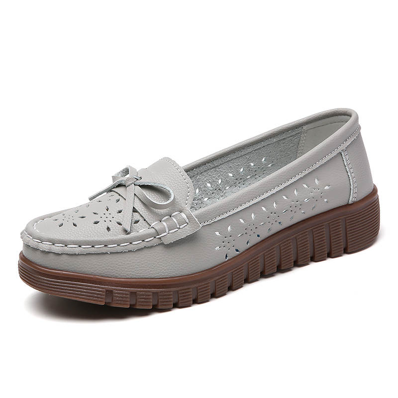 Reivantix Reivanti Microfiber Leather Casual Shoes Women's Gray
