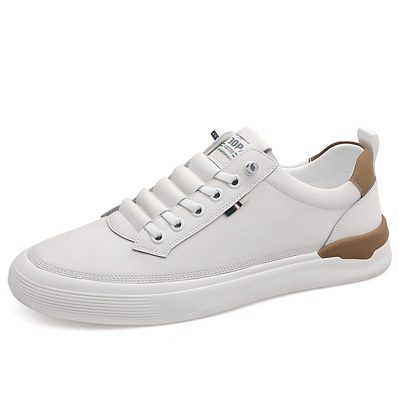 POPULAR ROUSE PR Cow Split Leather Low top Skateboard Shoes Men's