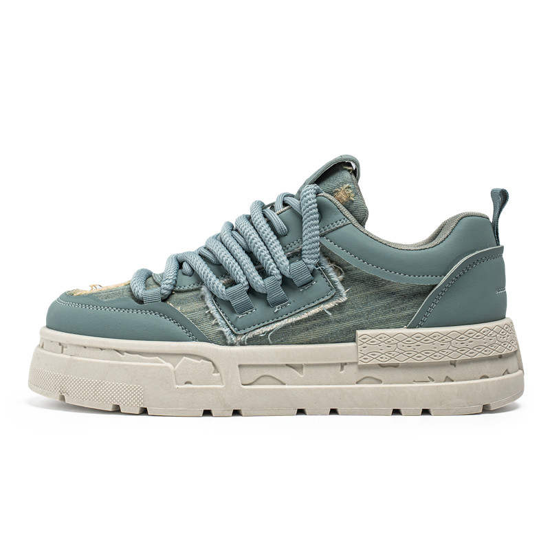 NANJIREN Denim Low top Skateboard Shoes Men's