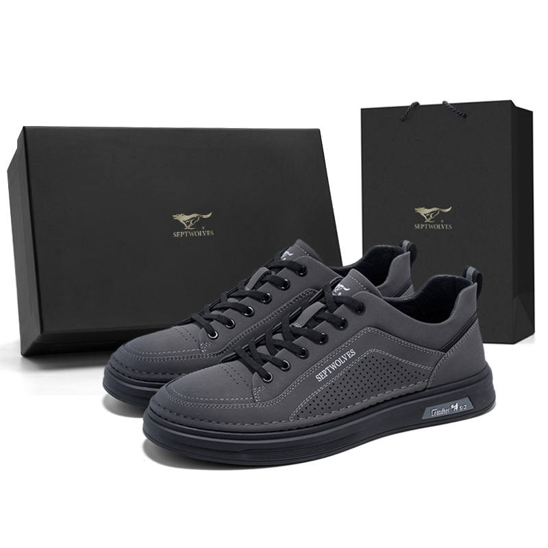 SEPTWOLVES Wear resistant, Lightweight, Breathable, And Non slip. Low top Skateboard Shoes Men's