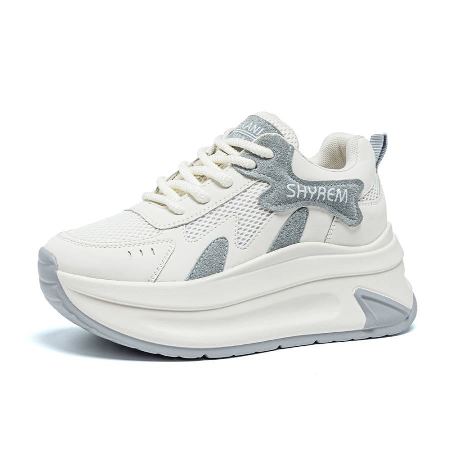 POOQ Cow Leather Low top Casual Shoes Women's