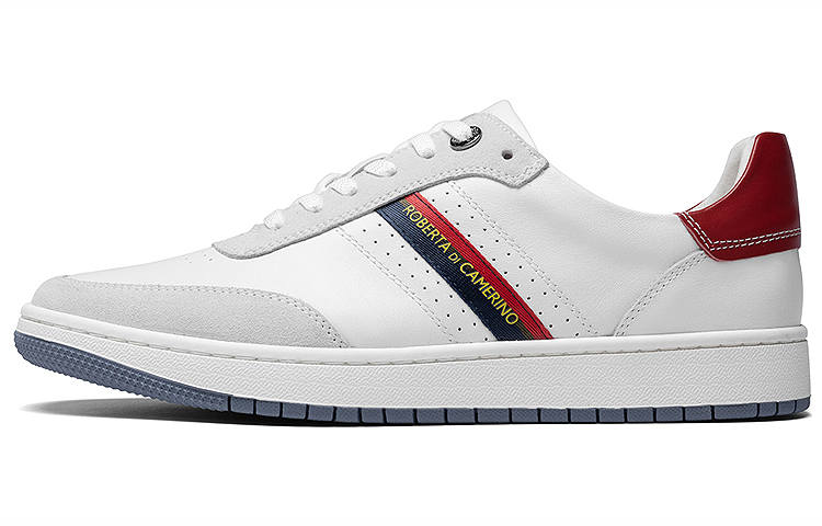 Roberta Di Camerino Skateboard Shoes Men's Low Top White/Red