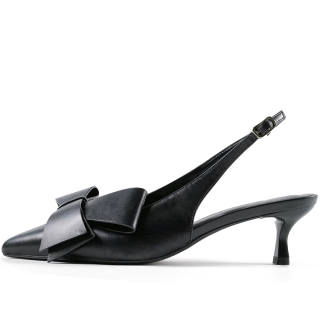 CICIFOR Sheepskin Slim Heel High Heels Women's Black