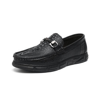 GONGNIULEITING Comfortable And Trendy Loafers Men's Black