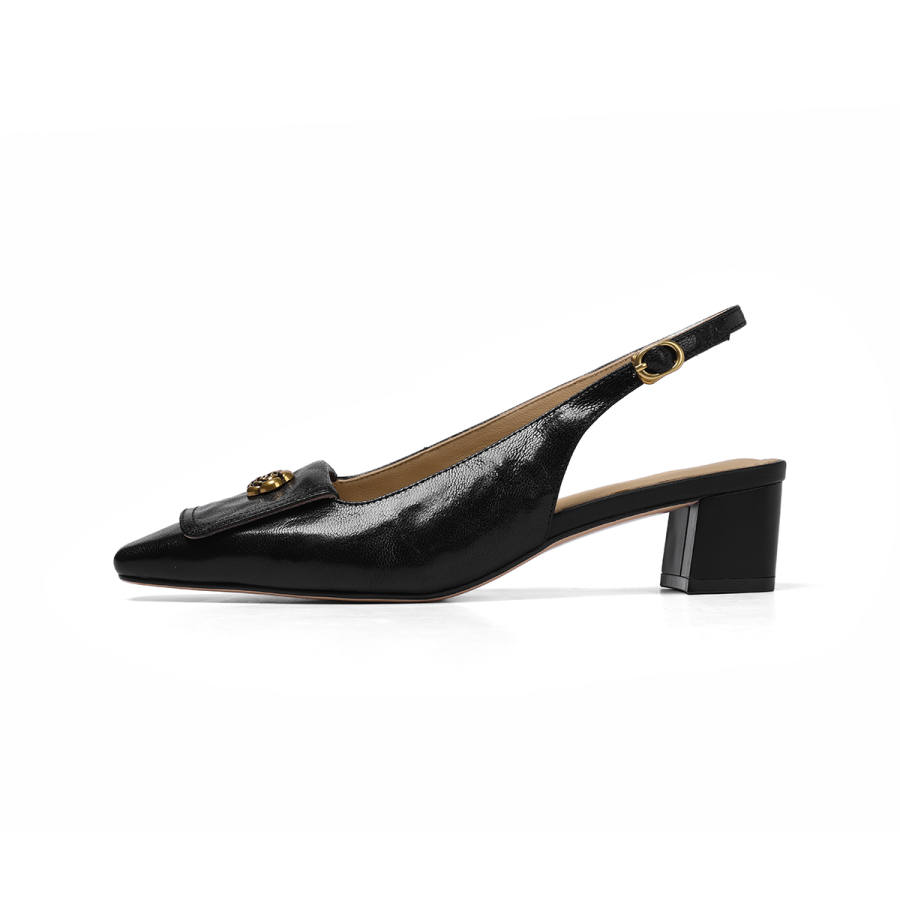 GOLDLION Chunky Heel High Heels 5CM Women's