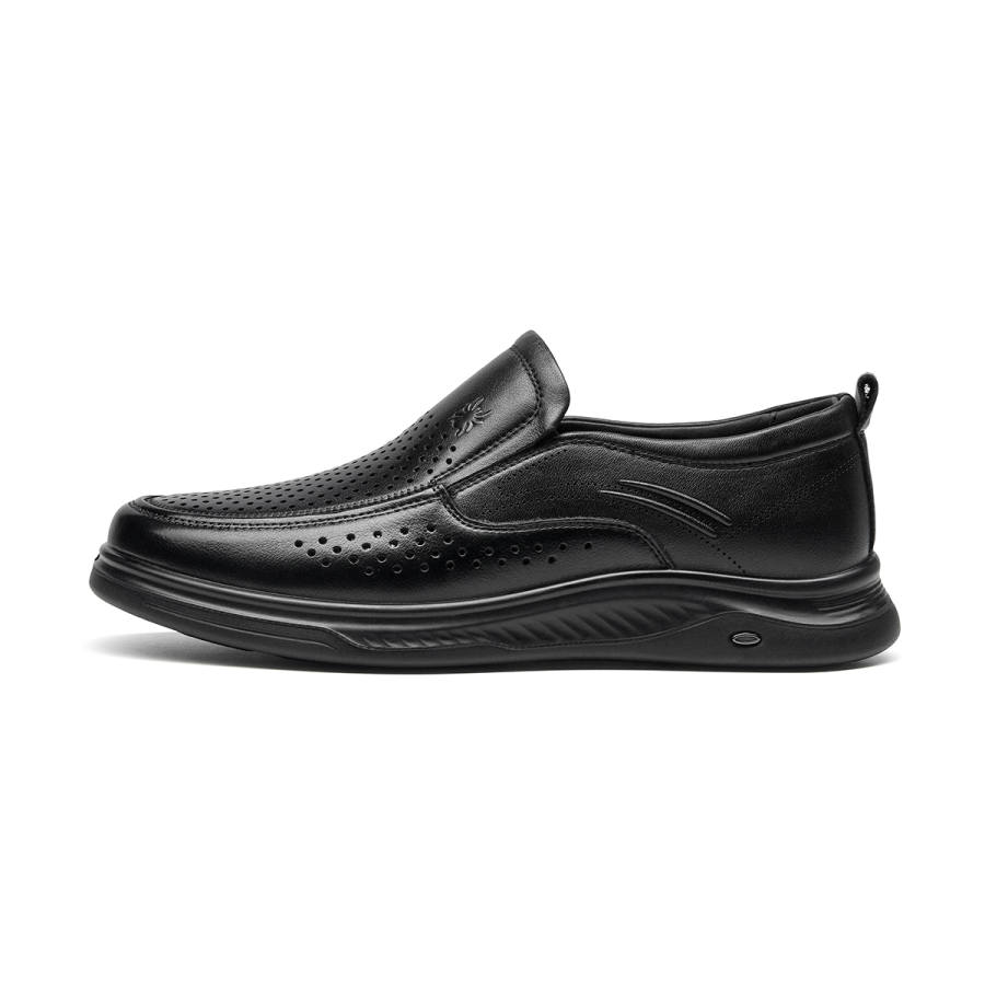 Spider King Cow Leather Casual Shoes Men's Black
