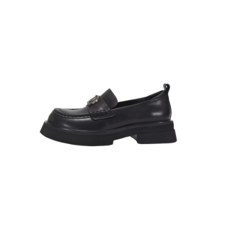 Teenie Weenie Loafers Women's Black/Ivory White