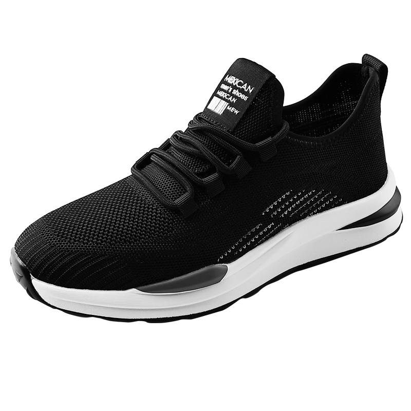 MEXICAN Fabric Low top Casual Shoes Men's Black