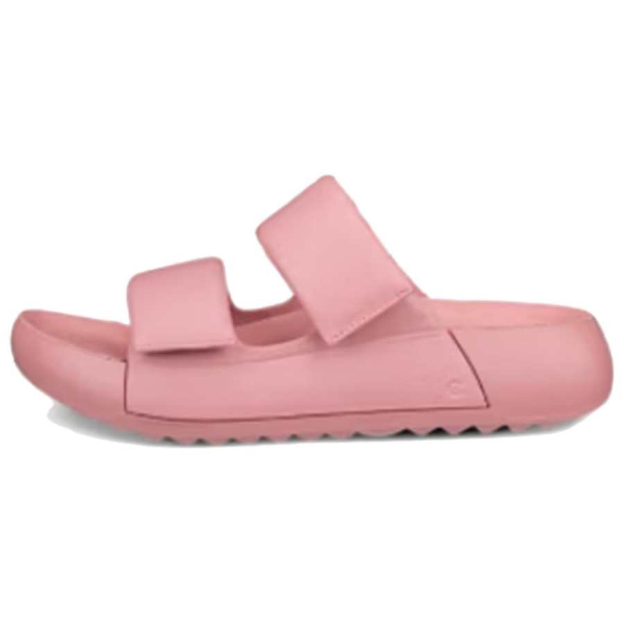 Ecco Komo Collection PU Polyurethane Abrasion Resistant Slide Slippers Women's Rose Red