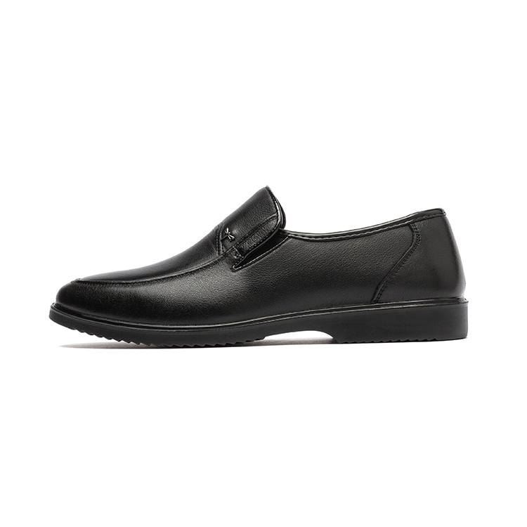 RED DRAGONFLY Top Grain Cow Leather Casual Leather Shoes Men's Black