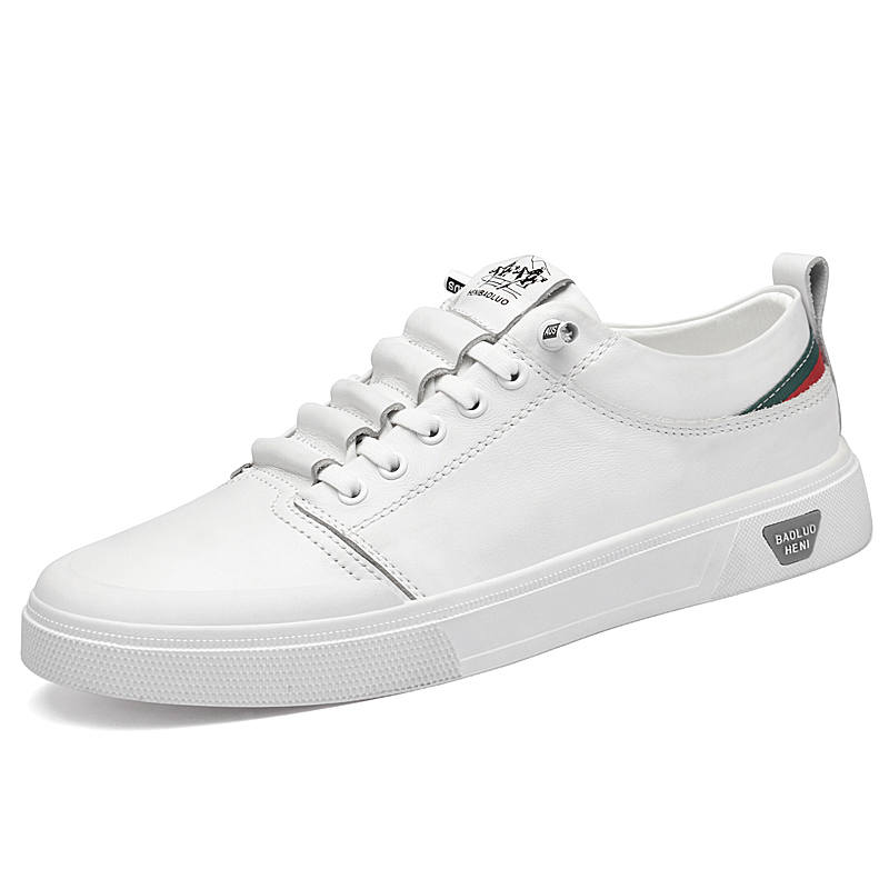HENIBAOLUO Cow Leather Men's Casual Shoes Men's