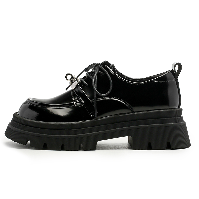 BOJUEMAO Loafers Women's Pitch Black