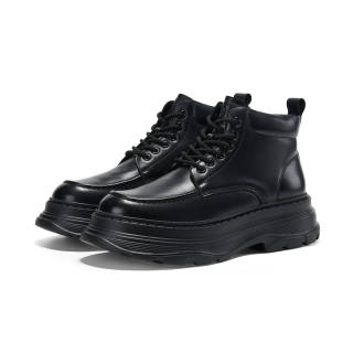 HALEBOSS Short Combat Boots Men's Black
