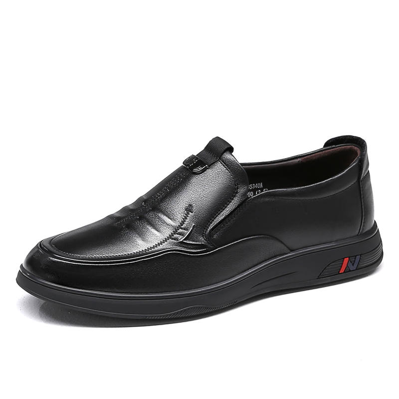 Spider King Cow Leather Casual Shoes Men's Black