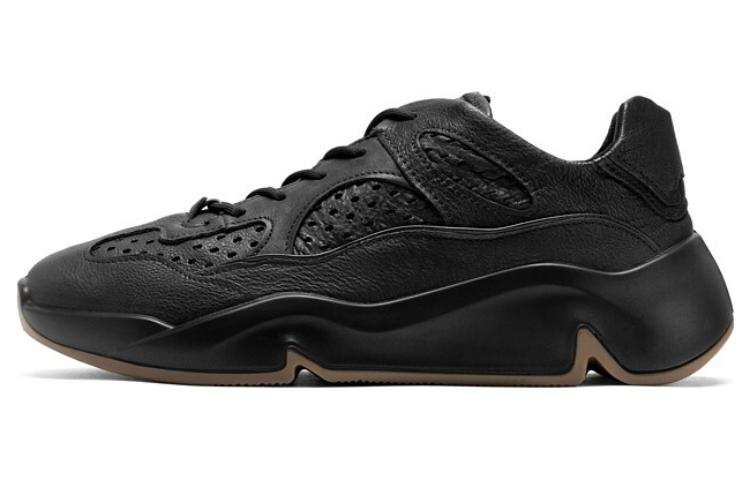 Ecco Ecco Tide Fun Cow Leather Low top Chunky Sneakers Men's Black