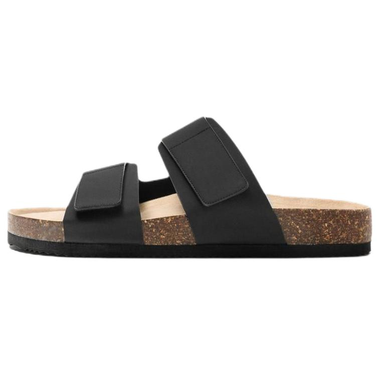 ZARA EVA Abrasion Resistant Abrasion Resistant Slide Slippers Men's Black