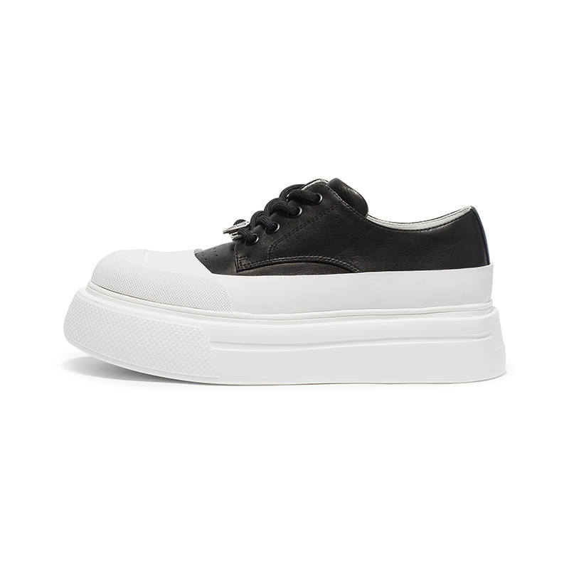Coup De Foudre Top Grain Cow Leather Low top Platform Shoes Women's