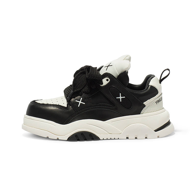 Coup De Foudre Top Grain Cow Leather Stylish Skateboarding Shoes Women's