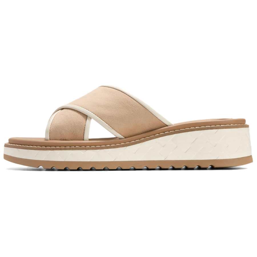 COLE HAAN Rubber Sole Slip Resistant Slide Slippers Women's Beige