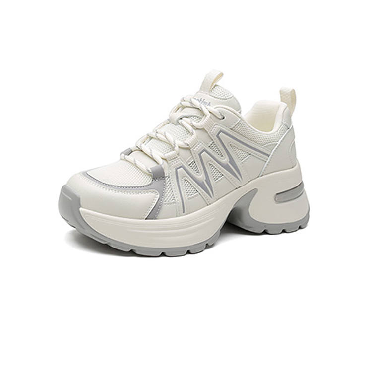 DUSTO Height Increasing Slip Resistant Height Increasing Slip Resistant Low top Chunky Sneakers Women's