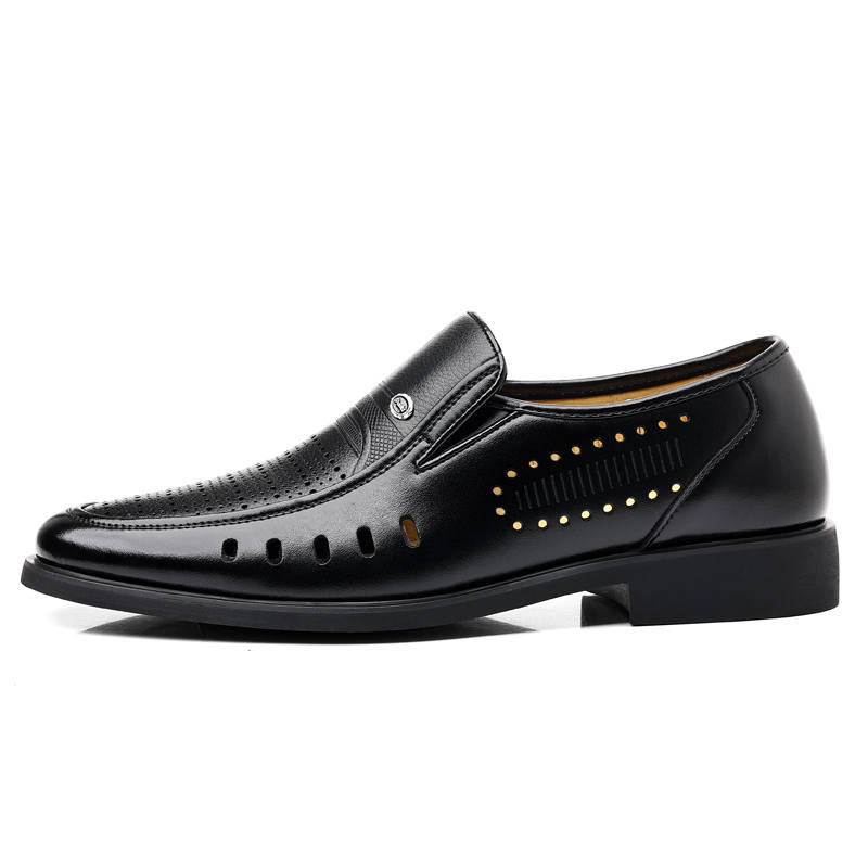POPULAR ROUSE PR Microfiber Leather Casual Shoes Men's Black