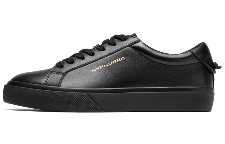 ROBERTA DI CAMERINO Abrasion Resistant Low top Skateboard Shoes Men's Black