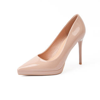 Beijiani Slim Heel High Heels 10.5cm Women's