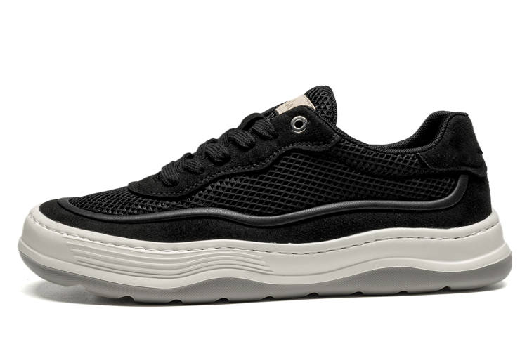 LEAVELAND Fabric Low top Skateboard Shoes Men's