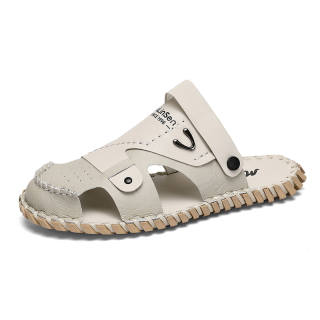 Mulinsen Abrasion Resistant Abrasion Resistant Closed Toe Slippers Men's