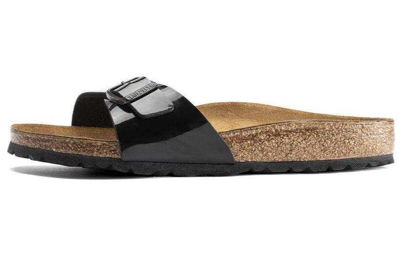 Birkenstock Slide Slippers Women's Black Narrow