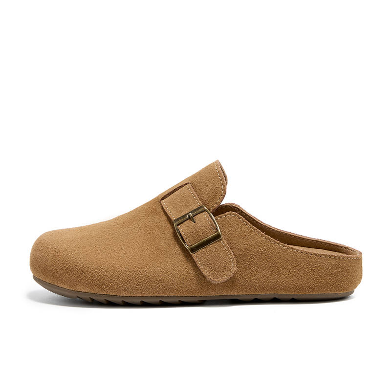 KEKAFU Rubber Sole Odor Resistant Abrasion Resistant Slip Resistant Closed Toe Slippers Women's