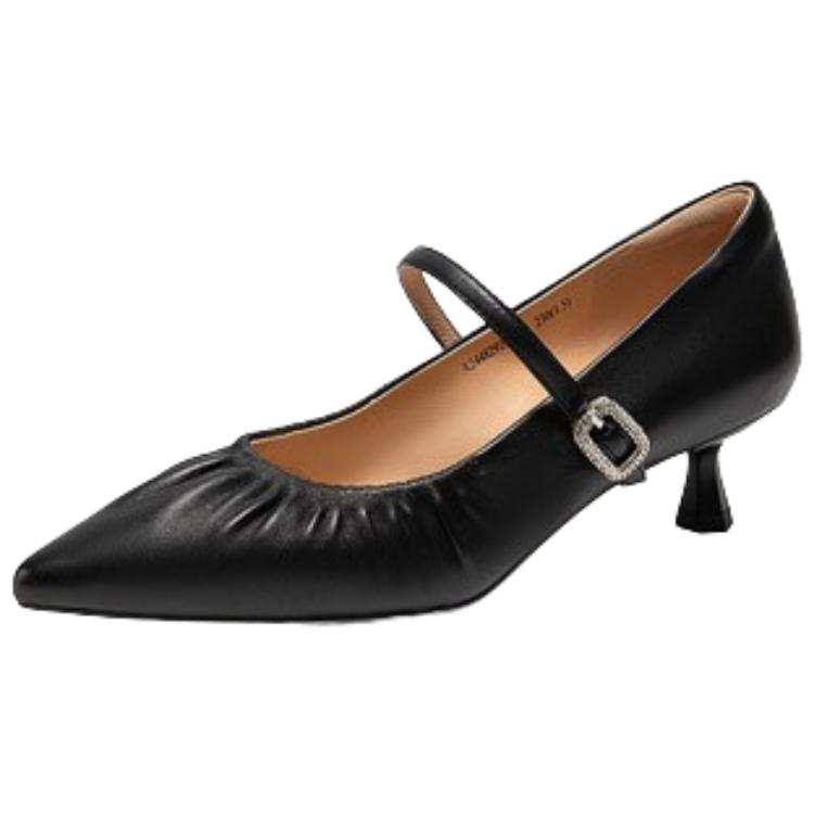 C°BANNER Sheepskin Mary Jane Shoes Women's