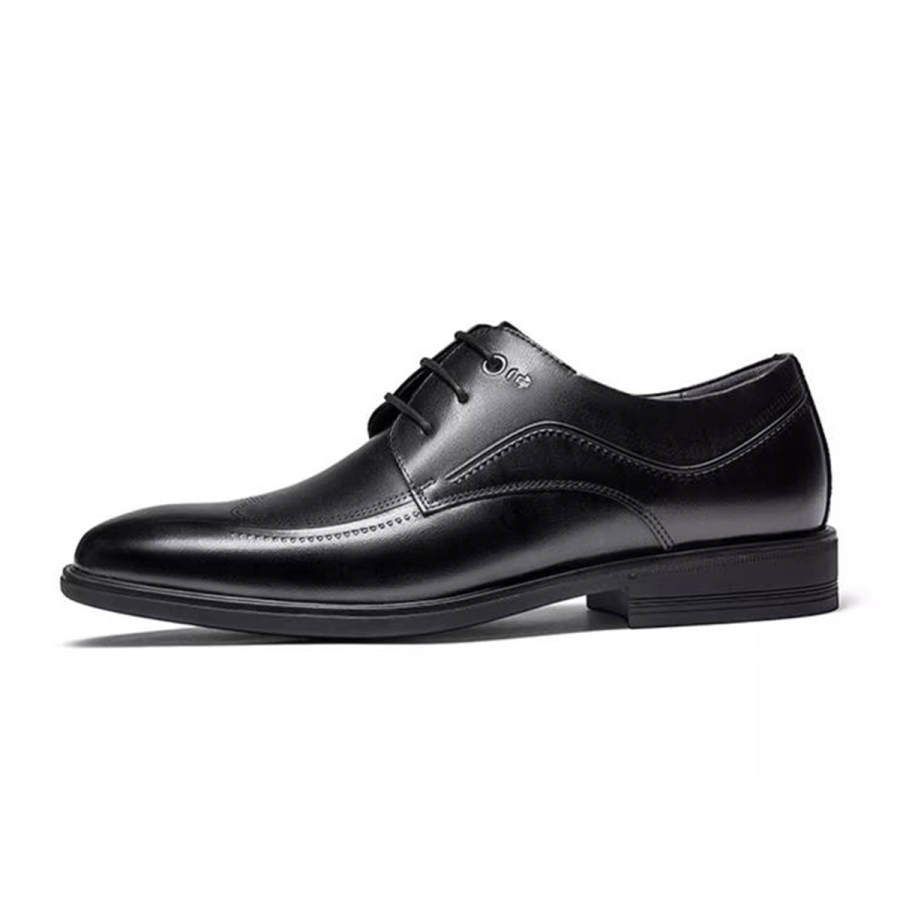 Spider King Cow Leather Dress Shoes Men's Black