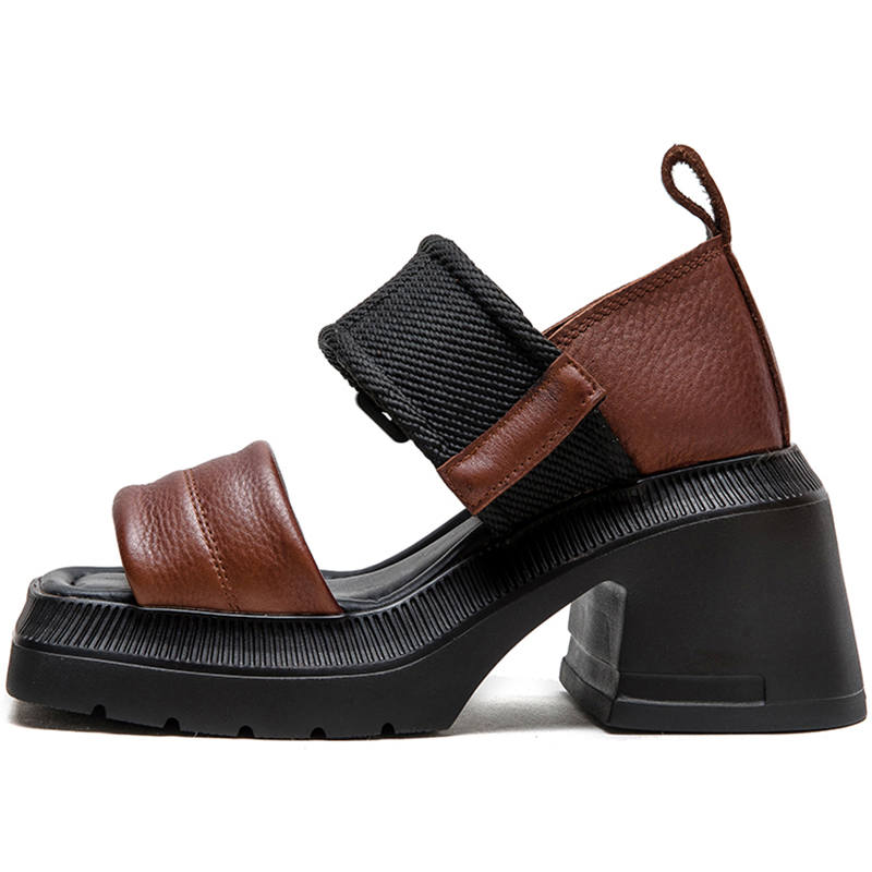JIEZHOU One Strap Sandals Women's