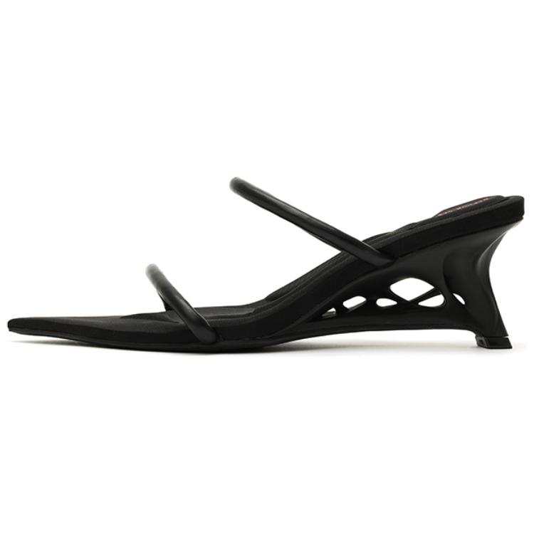 DAPHNE LAB Sugar Free Collection Abrasion Resistant Slide Slippers Women's Black