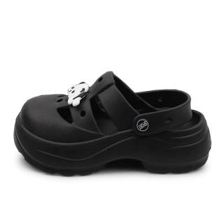 XMISTUO Cartoon Panda DIY Closed Toe Sandal EVA Clogs Women's