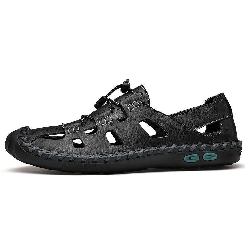 DAISHUTOU Microfiber Leather Breathable Slip Resistant Rebound Cushioning Quick Dry Beach Sandals Unisex