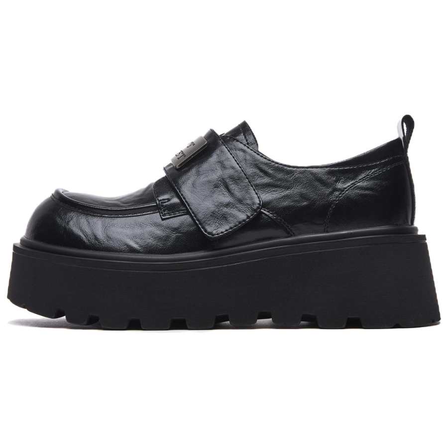 ZGR Synthetic Leather Casual Shoes Women's Black