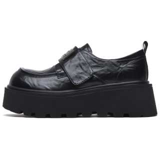 ZGR Synthetic Leather Casual Shoes Women's Black